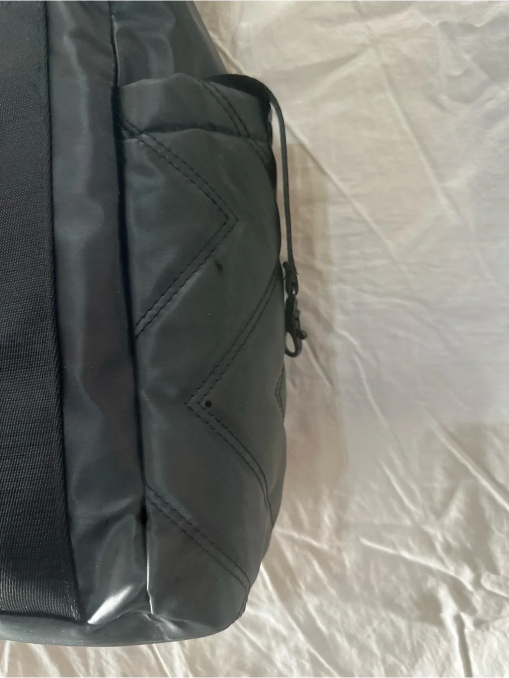 Black Laptop Bag - Minimal Utility Carryall